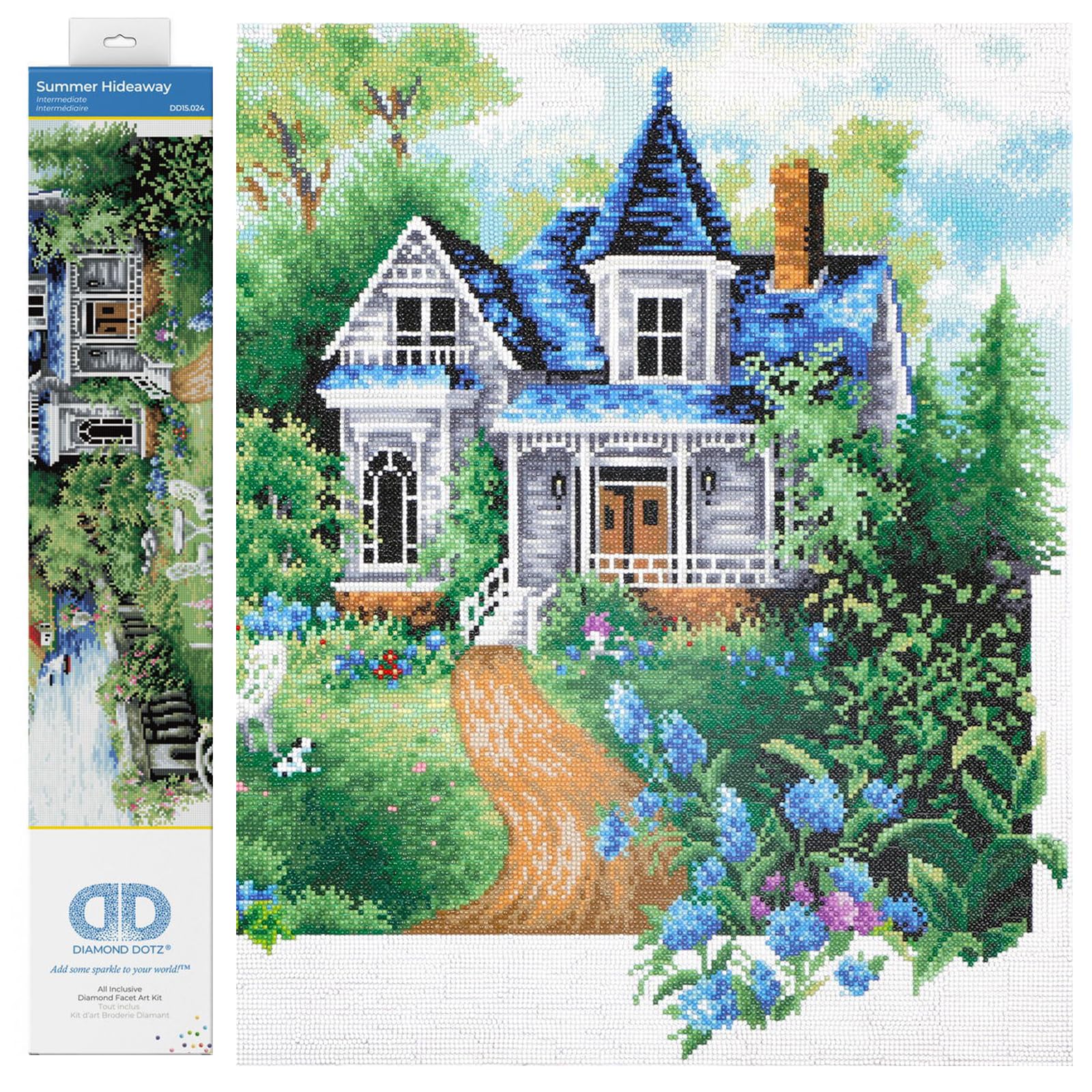 Amazon.com: DIAMOND DOTZ Summer Hideaway Landscape Diamond